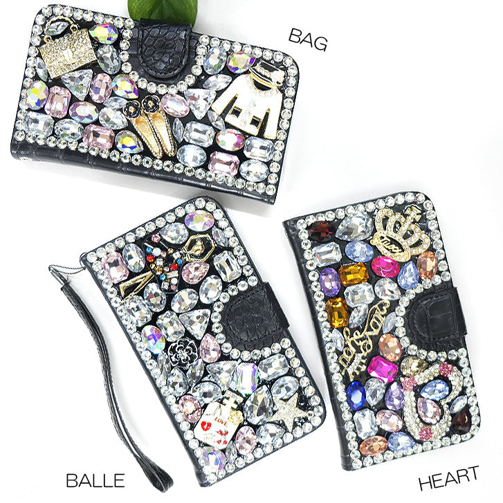 スニープディップ SneepDip 【10035】ビジュー付艶スマホケース （BALLE） BALLE