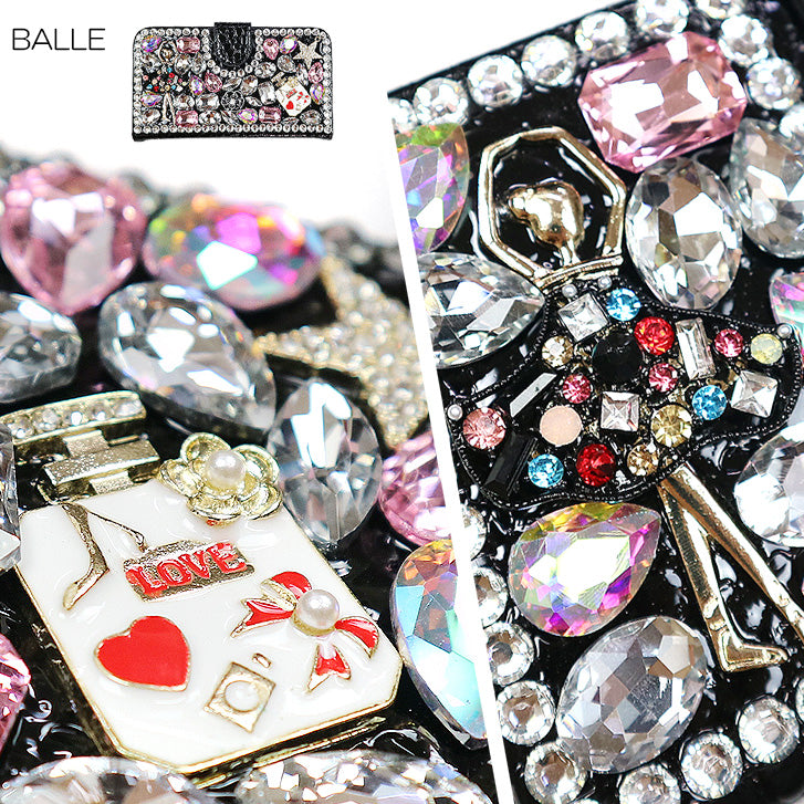 スニープディップ SneepDip 【10035】ビジュー付艶スマホケース （BALLE） BALLE