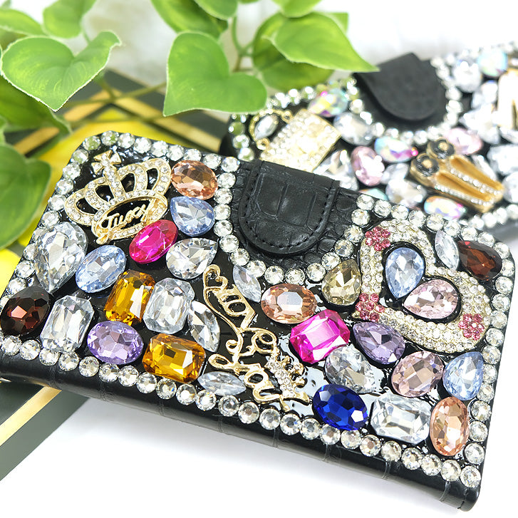 スニープディップ SneepDip 【10035】ビジュー付艶スマホケース （BALLE） BALLE