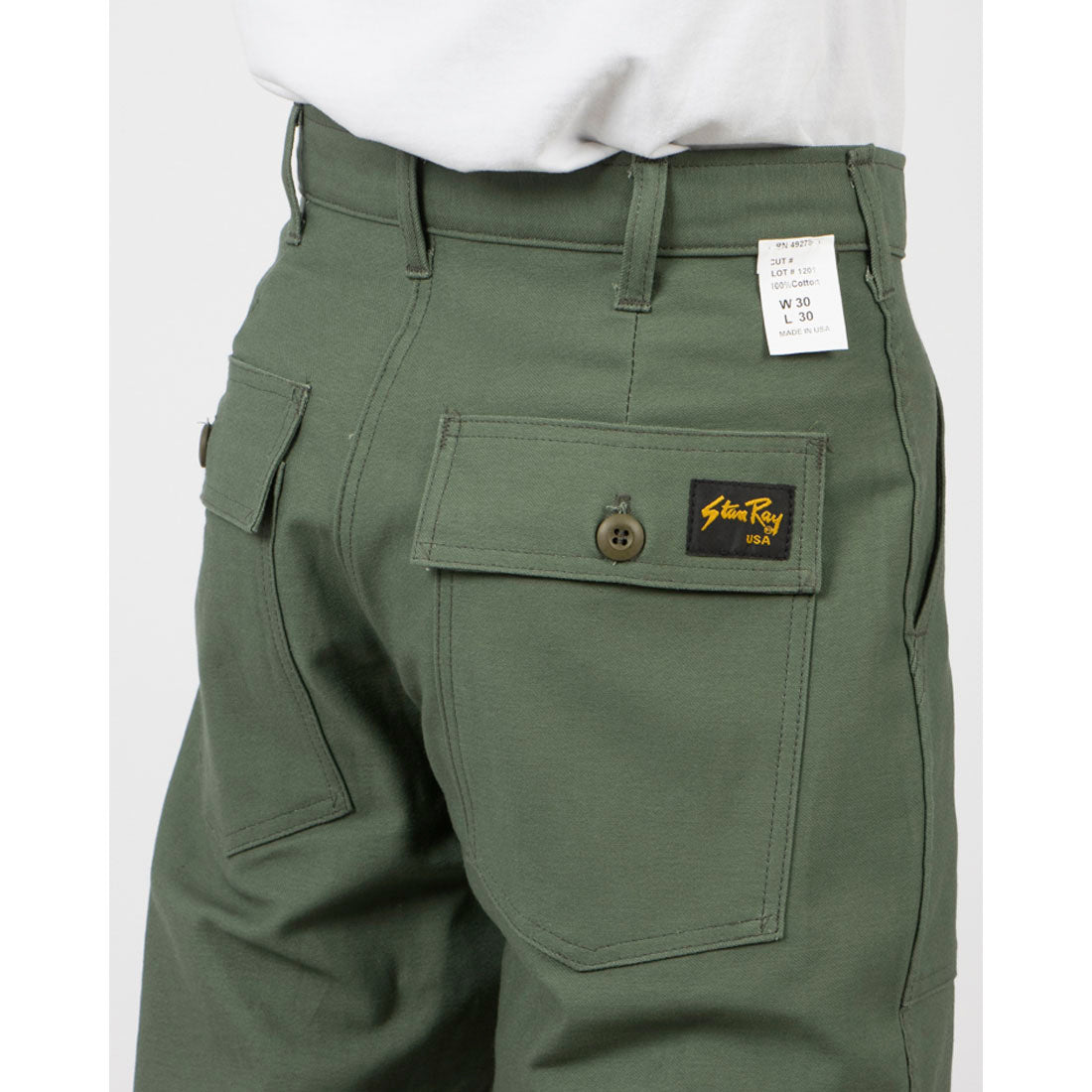 スタンレイ Stan Ray STAN RAY TEPAR FIT FATIGUE PANTSスタンレー テーパード ファティーグパンツ （オリーブ） オリーブ