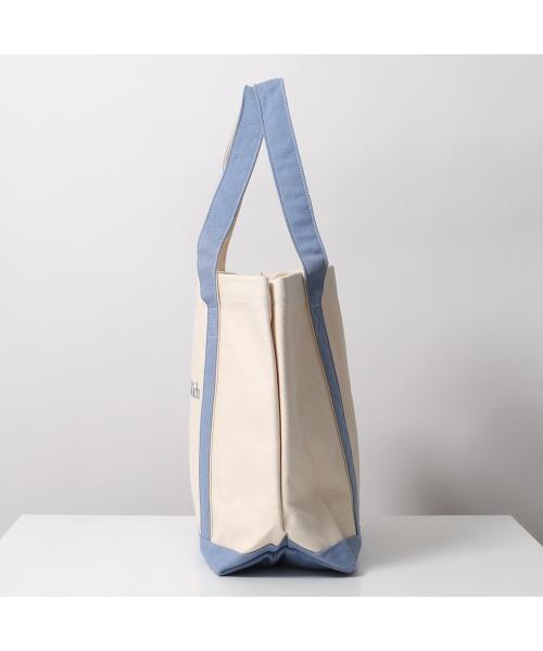 SPORTY＆RICH トートバッグ ACAW233 キャンバス （NATURAL/Sky-Blue） NATURAL/Sky-Blue