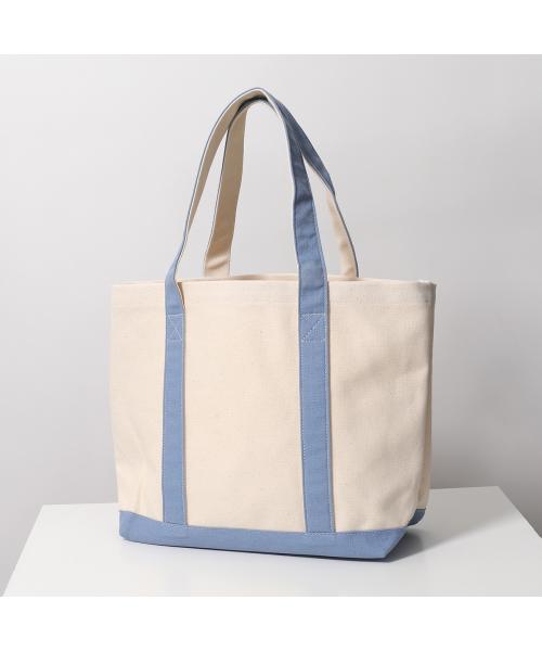 SPORTY＆RICH トートバッグ ACAW233 キャンバス （NATURAL/Sky-Blue） NATURAL/Sky-Blue
