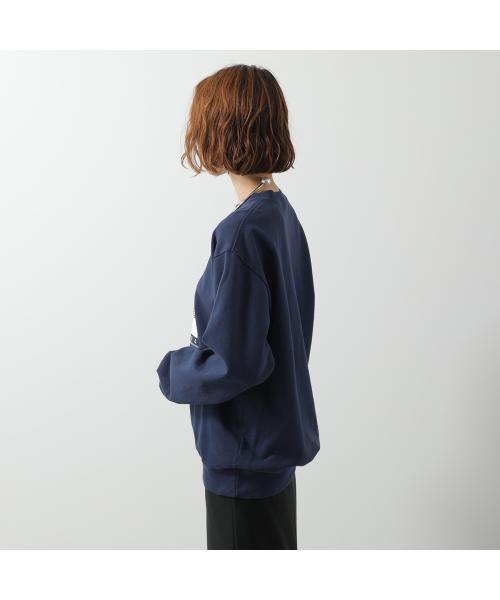 SPORTY＆RICH トレーナー CR885 スウェット 裏起毛 （NAVY/ネイビー） NAVY/ネイビー