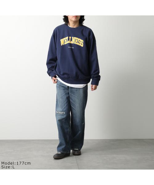 SPORTY＆RICH トレーナー CRAW2320 スウェット （NAVY/ネイビー） NAVY/ネイビー