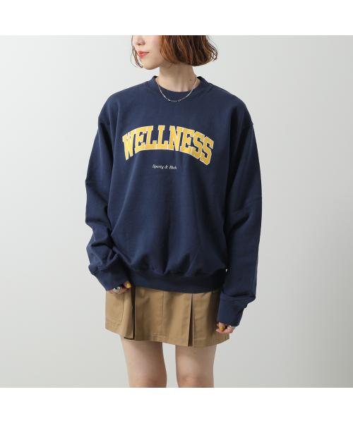 SPORTY＆RICH トレーナー CRAW2320 スウェット （NAVY/ネイビー） NAVY/ネイビー