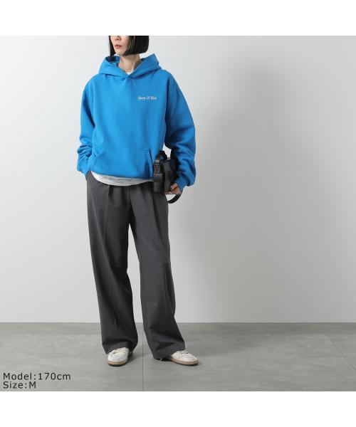 SPORTY＆RICH パーカー HO871 プルオーバー スウェット （BLUE/ブルー） BLUE/ブルー