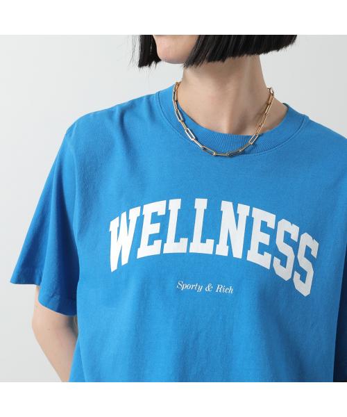 SPORTY＆RICH Tシャツ SRB1TS311 ウェルネス アイビー （BL/ブルー） BL/ブルー