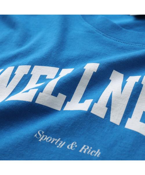 SPORTY＆RICH Tシャツ SRB1TS311 ウェルネス アイビー （BL/ブルー） BL/ブルー
