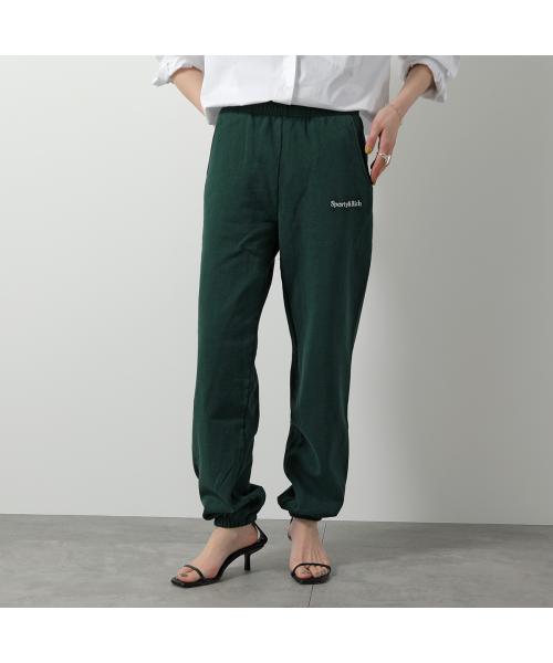 SPORTY＆RICH スウェットパンツ SWAW2328 裏起毛 （Forest/グリーン） Forest/グリーン