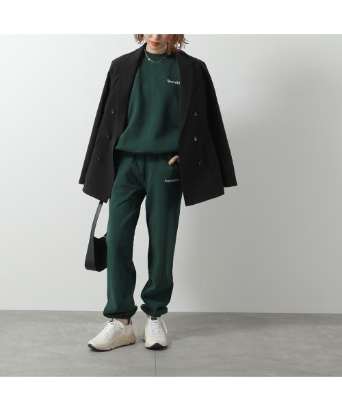 SPORTY＆RICH スウェットパンツ SWAW2328 裏起毛 （Forest/グリーン） Forest/グリーン