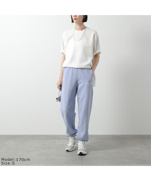 SPORTY＆RICH スウェットパンツ SWAW2322 裏起毛 （Washed-Periwinkle/ブルー） Washed-Periwinkle/ブルー