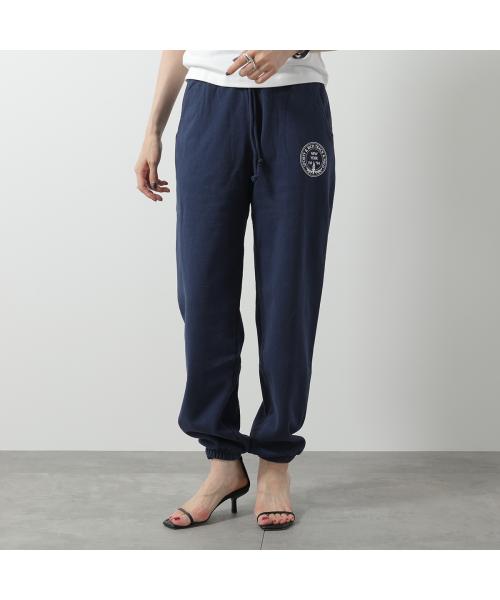 SPORTY＆RICH スウェットパンツ SWAW2340 裏起毛 （Navy/ネイビー） Navy/ネイビー