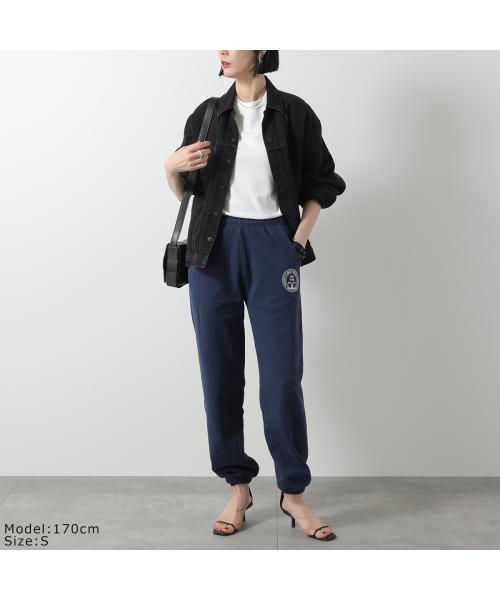 SPORTY＆RICH スウェットパンツ SWAW2340 裏起毛 （Navy/ネイビー） Navy/ネイビー