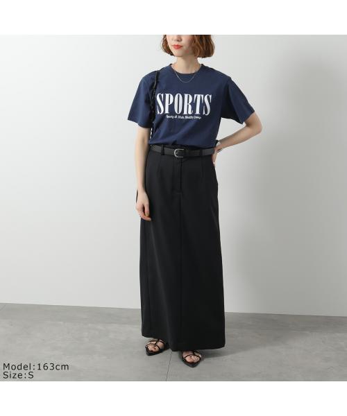SPORTY＆RICH Tシャツ TS873 半袖 カットソー （ネイビー） ネイビー