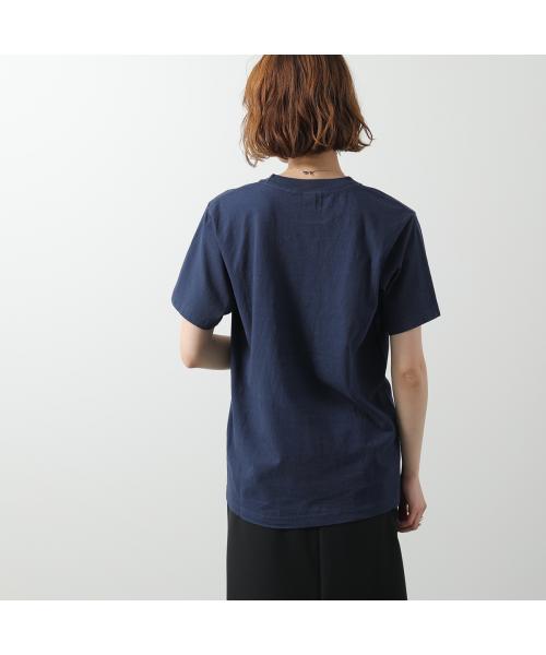 SPORTY＆RICH Tシャツ TS873 半袖 カットソー （ネイビー） ネイビー
