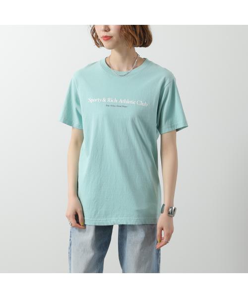 SPORTY＆RICH Tシャツ TS875 半袖 カットソー （AQ/ミントグリーン） AQ/ミントグリーン