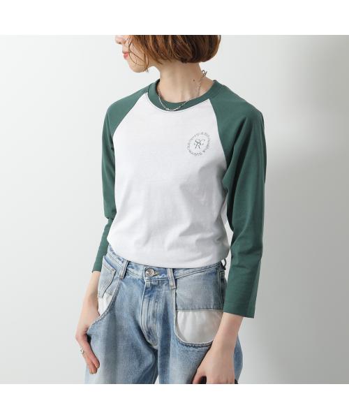 SPORTY＆RICH Tシャツ BTAW231 七分袖 ラグラン （WHITE/ホワイト） WHITE/ホワイト