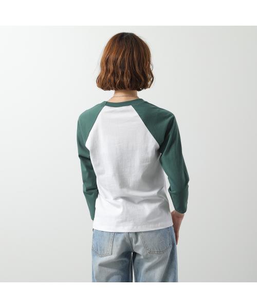 SPORTY＆RICH Tシャツ BTAW231 七分袖 ラグラン （WHITE/ホワイト） WHITE/ホワイト