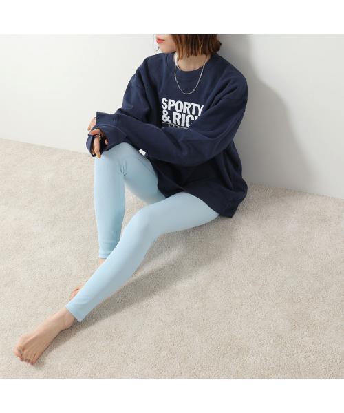 SPORTY＆RICH レギンス SRB1PT211 ストレッチ （BK/ブラック） BK/ブラック