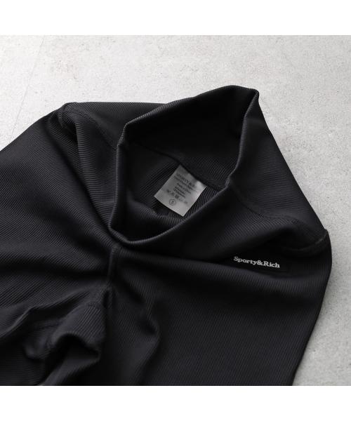 SPORTY＆RICH レギンス SRB1PT211 ストレッチ （BK/ブラック） BK/ブラック