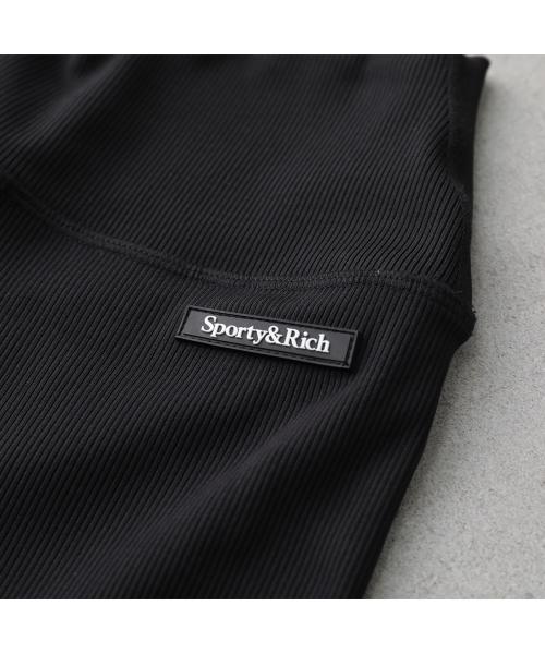 SPORTY＆RICH レギンス SRB1PT211 ストレッチ （BK/ブラック） BK/ブラック