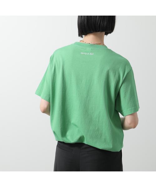 SPORTY＆RICH Tシャツ TSAW2389 半袖 カットソー （VERDE/グリーン） VERDE/グリーン