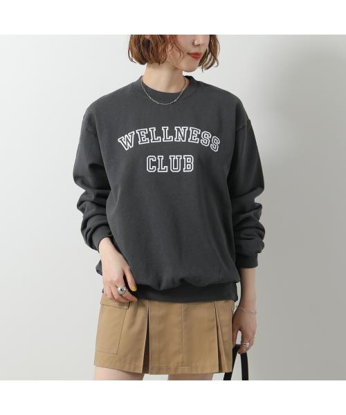 SPORTY＆RICH トレーナー CRAW237 スウェット （FADED-BLACK/ブラック） FADED-BLACK/ブラック