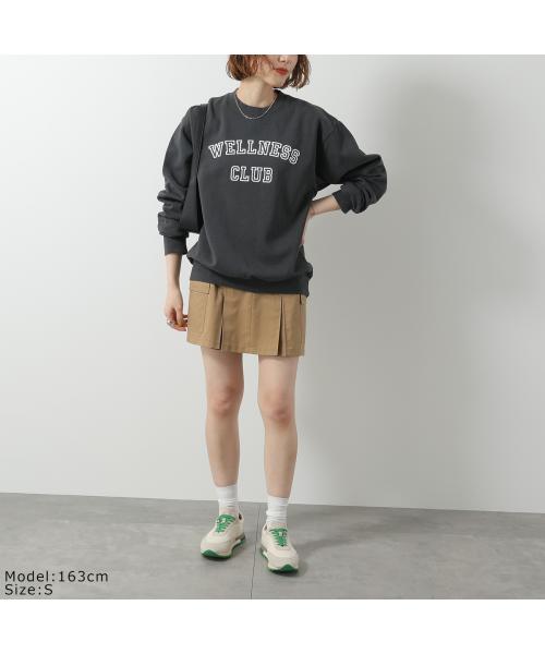 SPORTY＆RICH トレーナー CRAW237 スウェット （FADED-BLACK/ブラック） FADED-BLACK/ブラック