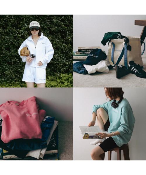 SPORTY＆RICH × LACOSTE コラボ ソックス SRB1SC911 （NV/ネイビー/ホワイト） NV/ネイビー/ホワイト