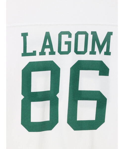 サマンサモスモス ラーゴム Samansa Mos2 Lagom 【Champion別注】フットボールTシャツ （オフホワイト） オフホワイト