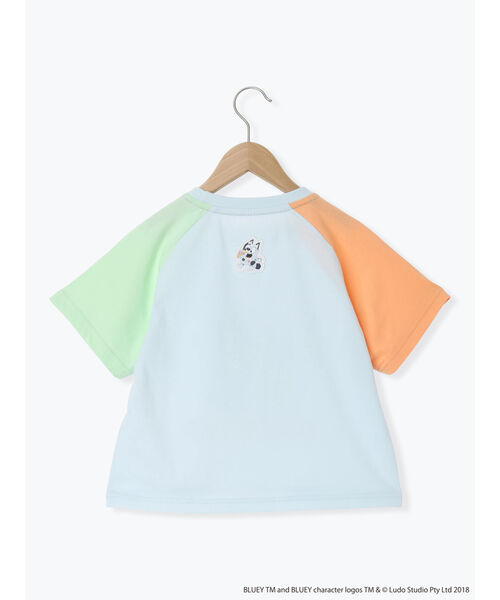 サマンサモスモス ラーゴム Samansa Mos2 Lagom 【ブルーイ】配色ラグランプリントTシャツ （オートミール） オートミール