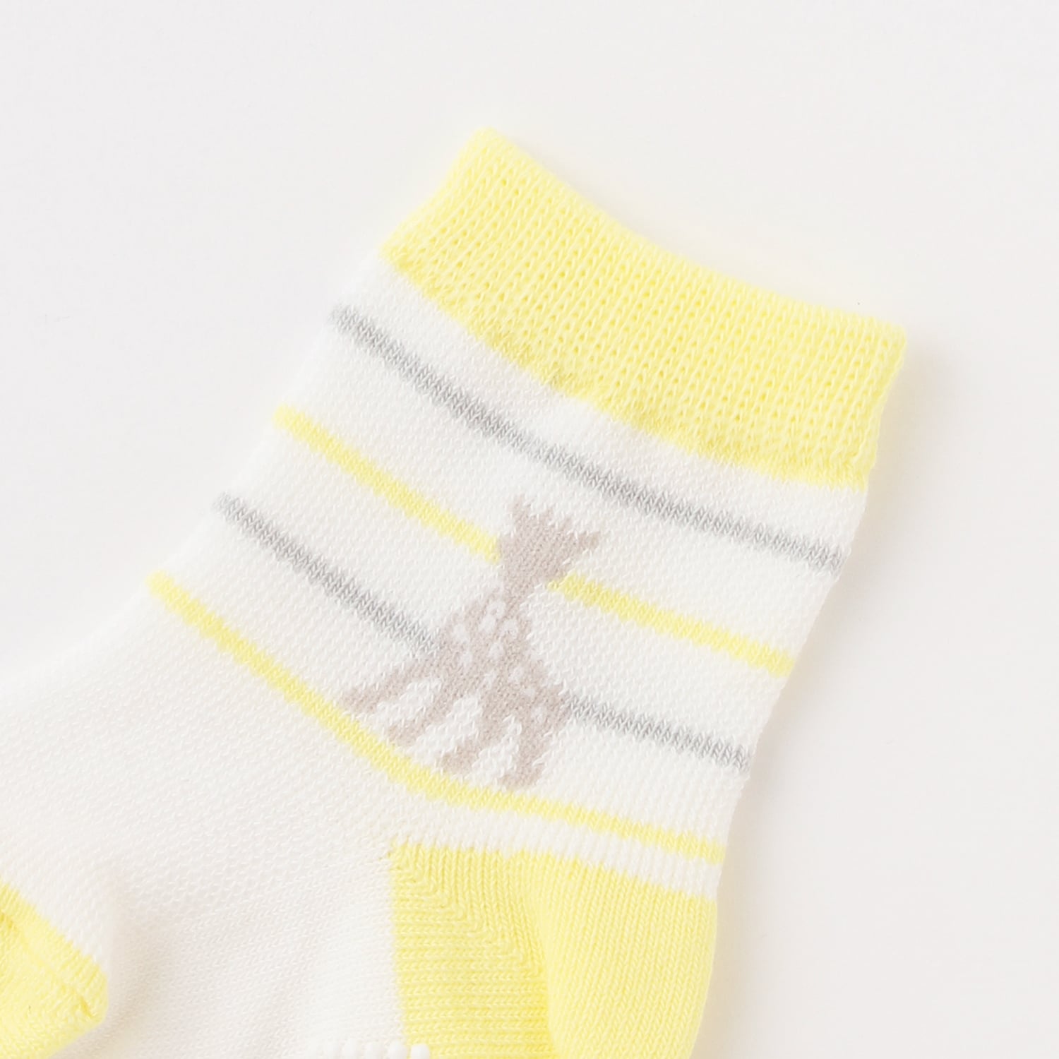 キリンノソフィー Sophie la girafe メッシュボーダーソックス （レモン イエロー） レモン イエロー