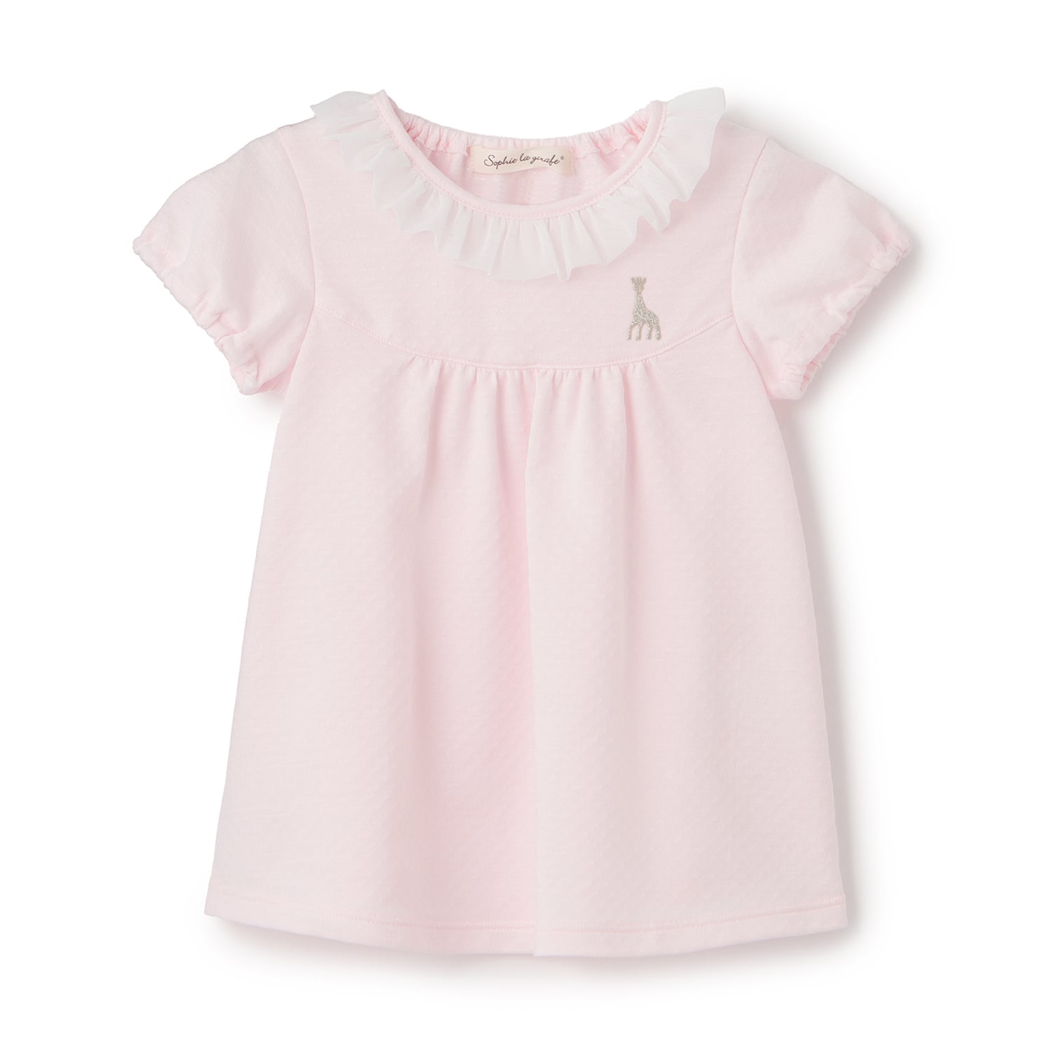 キリンノソフィー Sophie la girafe ブライト天竺半袖Tシャツ （ピンク） ピンク