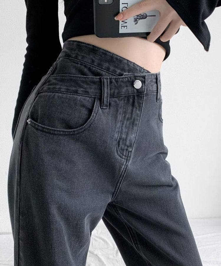 エスイーユー SEU ウエストクロスストレートワイドパンツ