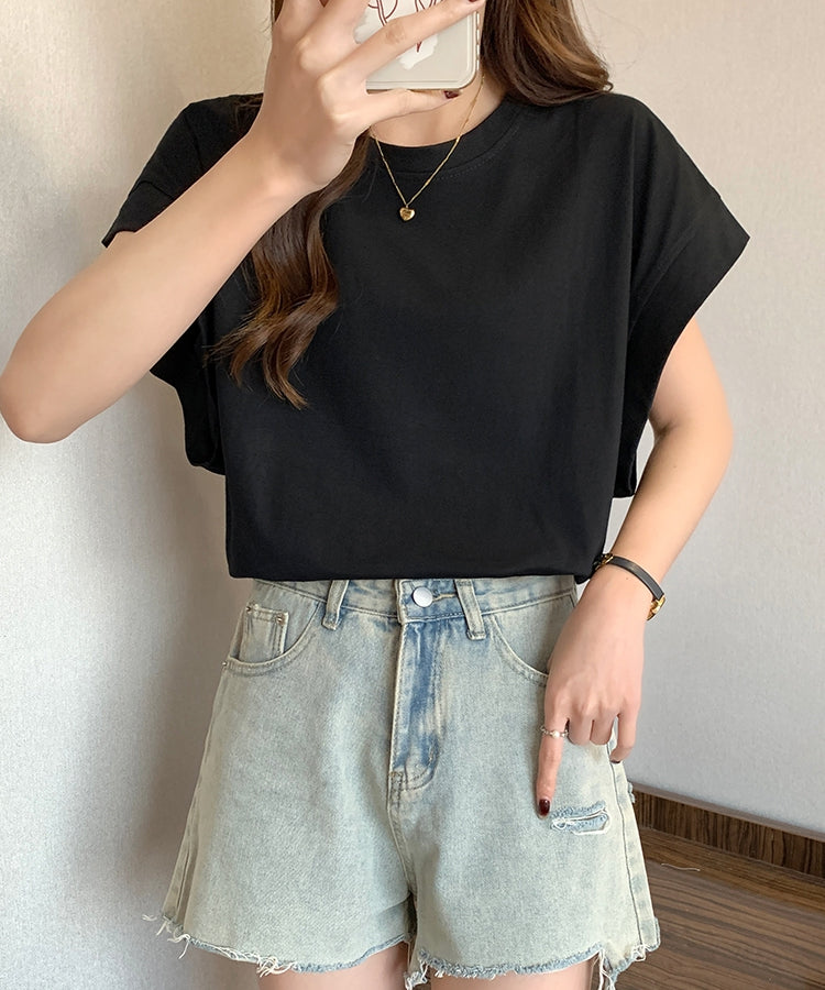 エスイーユー SEU フレンチスリーブTシャツ