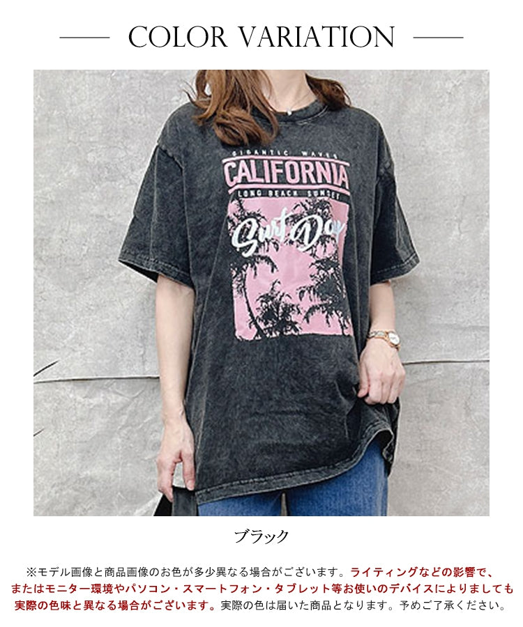 エスイーユー SEU コットン100％ヴィンテージプリントTシャツ