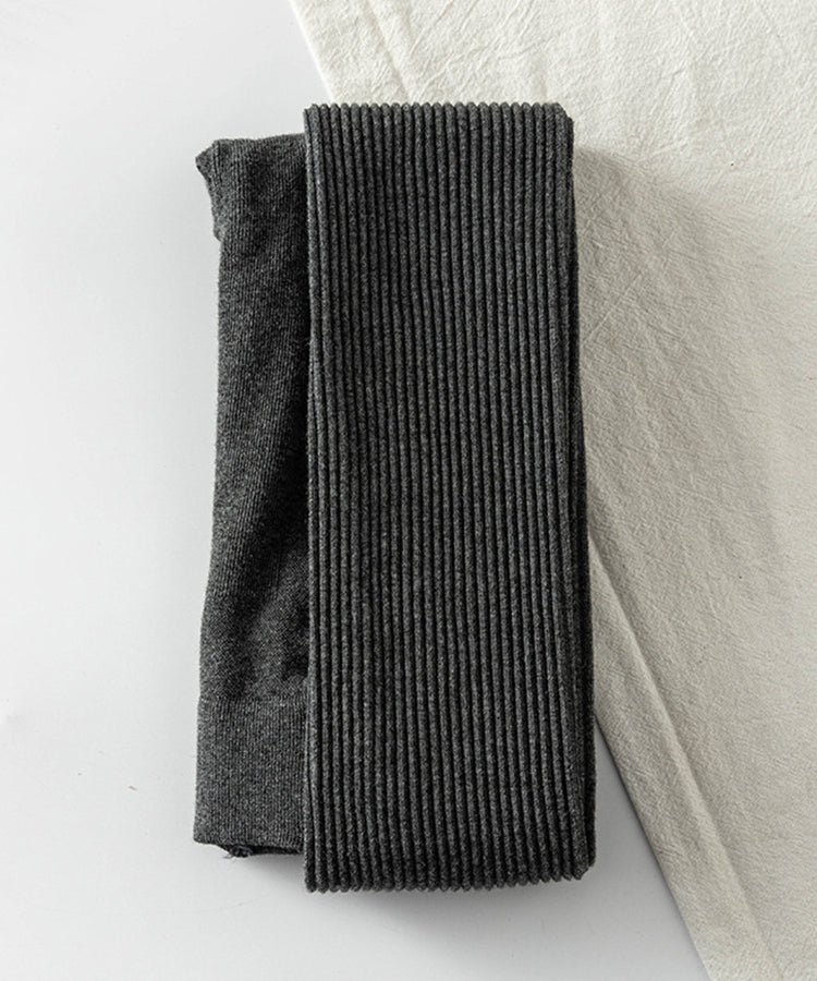 エスイーユー SEU リブニットレギンス （チャコール） チャコール