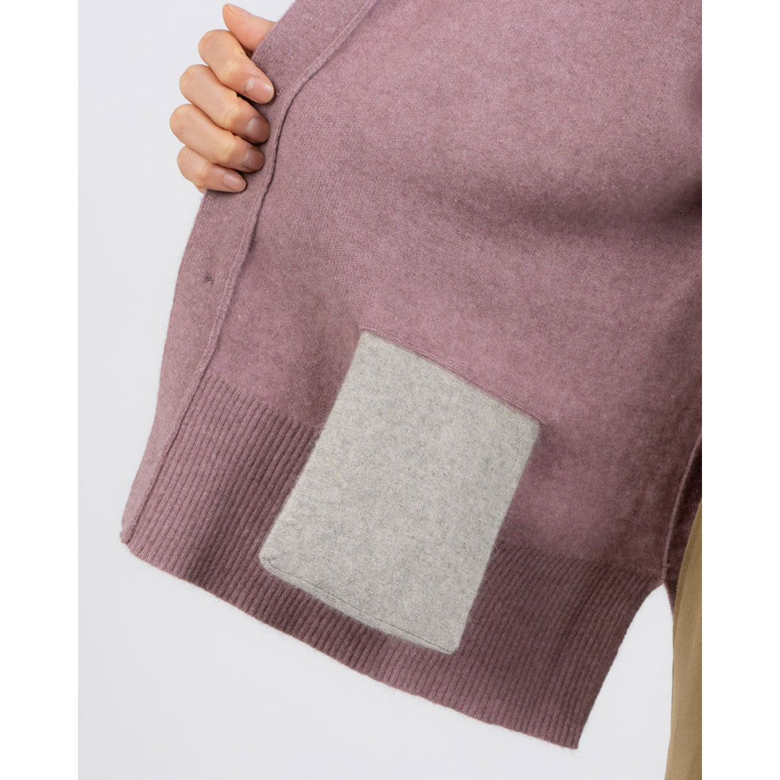 Sensounico atelier macaron color pocket cardigan