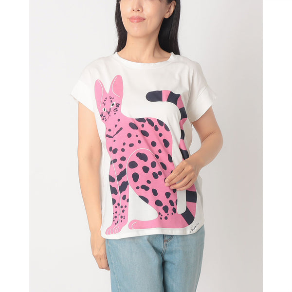 センソユニコ Sensounico カミシマ コレクション ZOOTEE サーバルキャット プルオーバー （イエロー） センソユニコ Sensounico カミシマ コレクション ZOOTEE