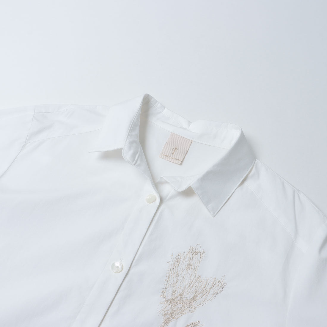 センソユニコ Sensounico ギャルデコレクティブ 60Sタイプライターヴィンテージワッシャー ブラウス （ホワイト） ホワイト