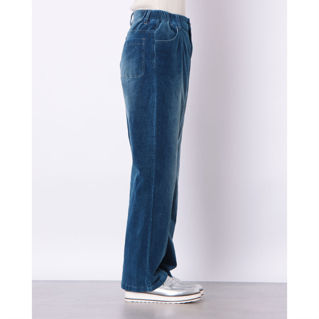 センソユニコ Sensounico Dw2R ベロアデニムWASHパンツ （ネイビー） ネイビー