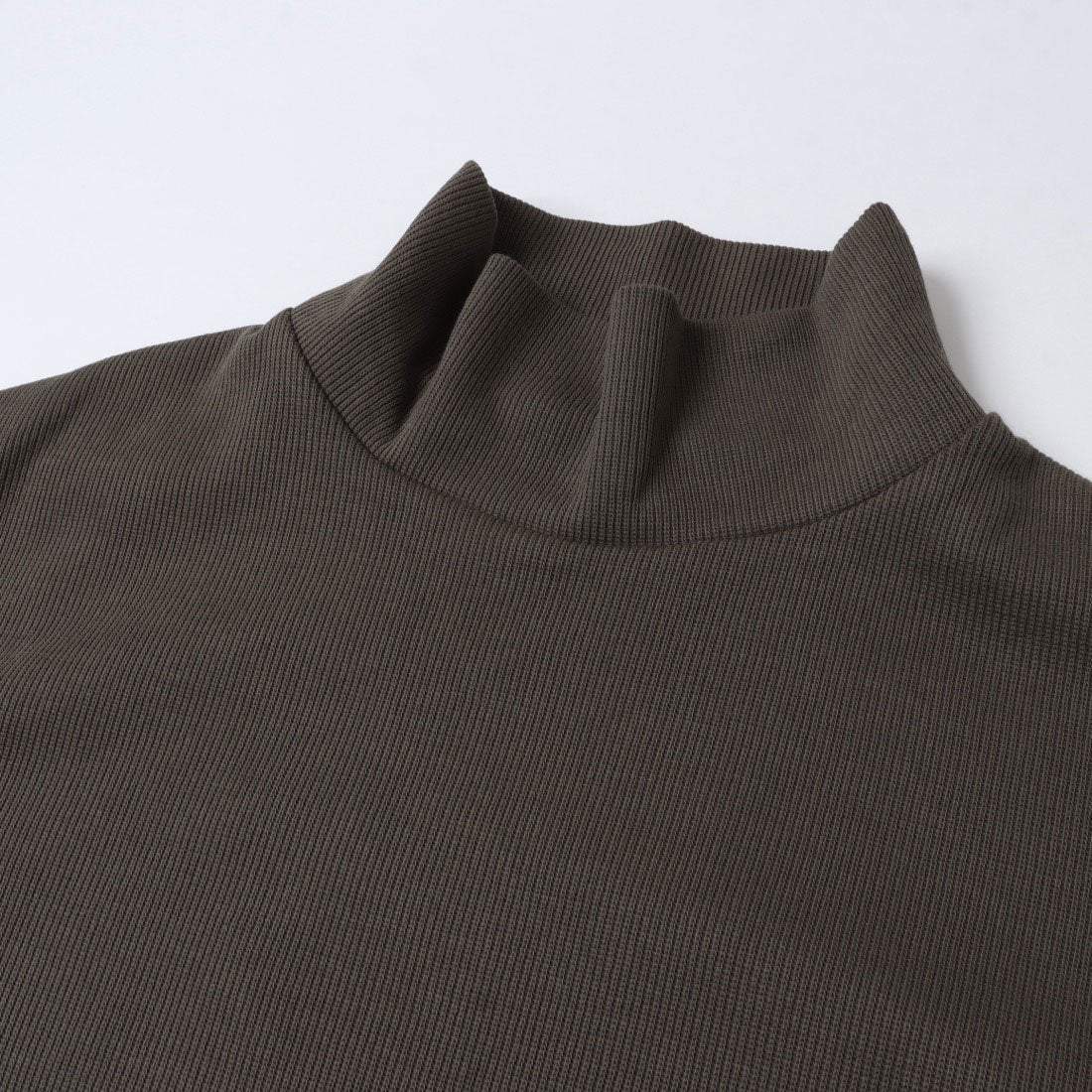 センソユニコ Sensounico Dw2R スポンジカットソーアタッチドプルオーバー （カーキ） カーキ