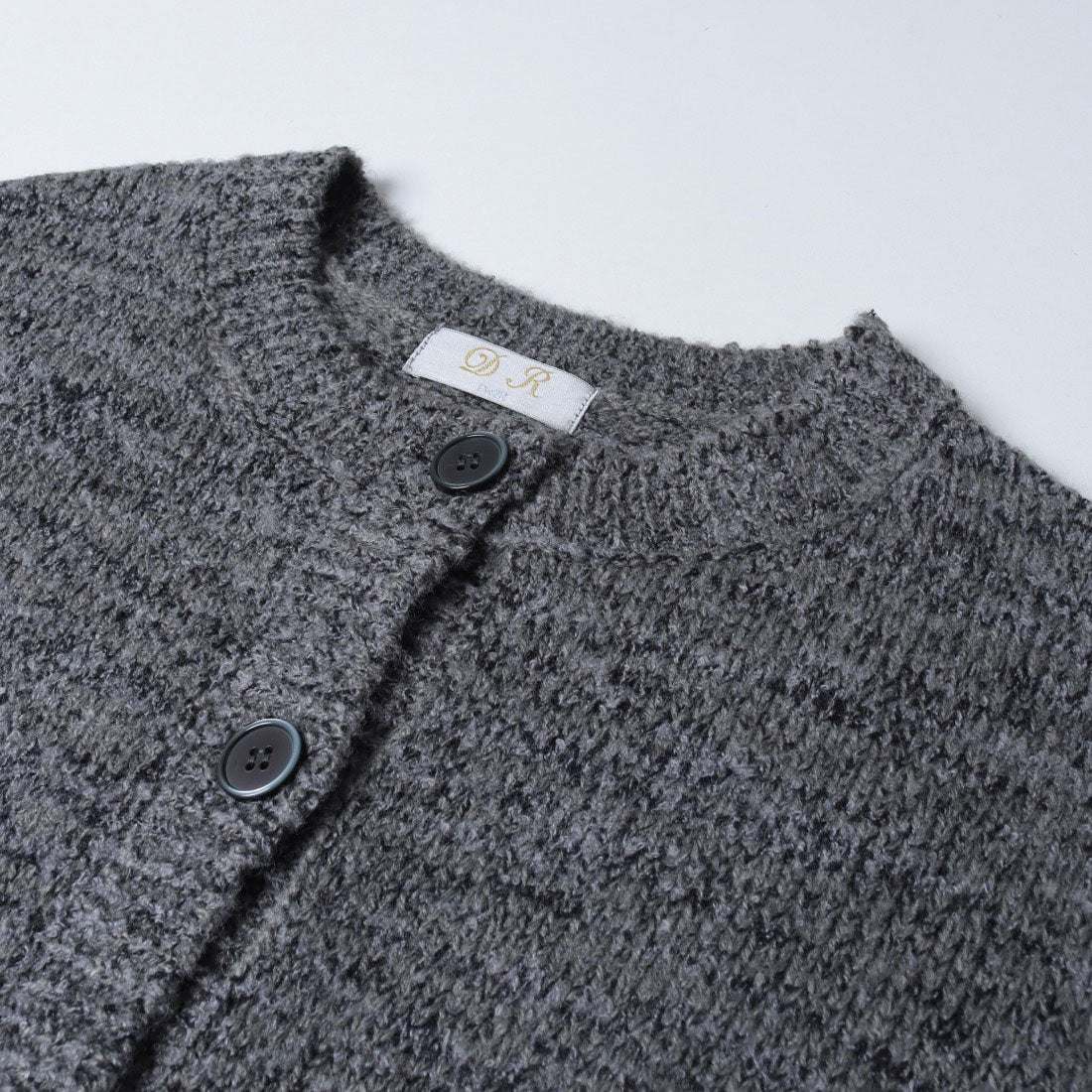 センソユニコ Sensounico Dw2R メランジバルーンカーディガン （ブラック） ブラック