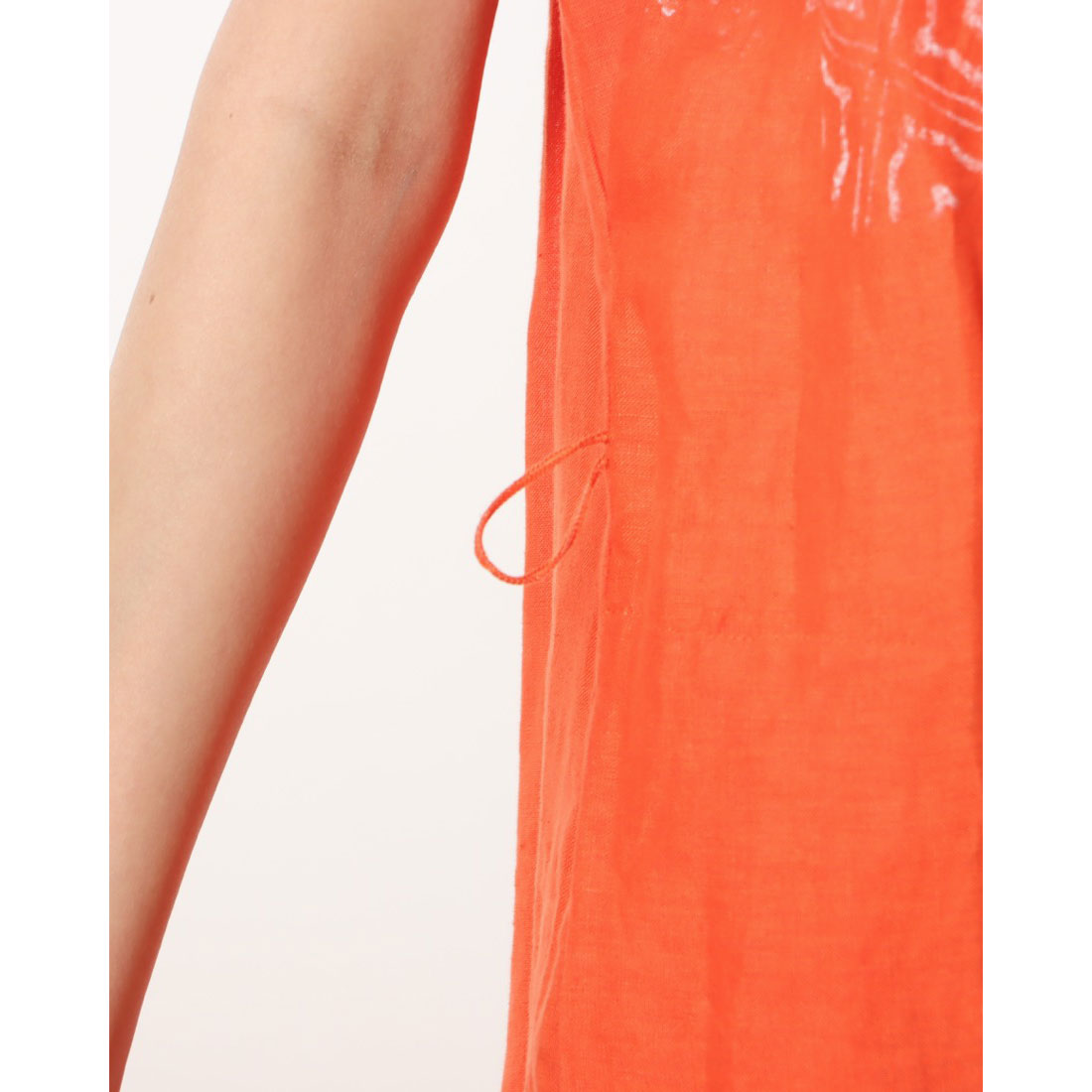 センソユニコ Sensounico　WHY MIX　ベルト付きリネンワンピース