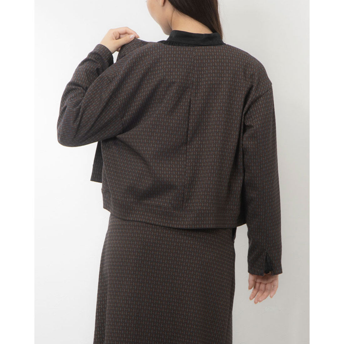 センソユニコ Sensounico and hue vintage jacquard ジャケット