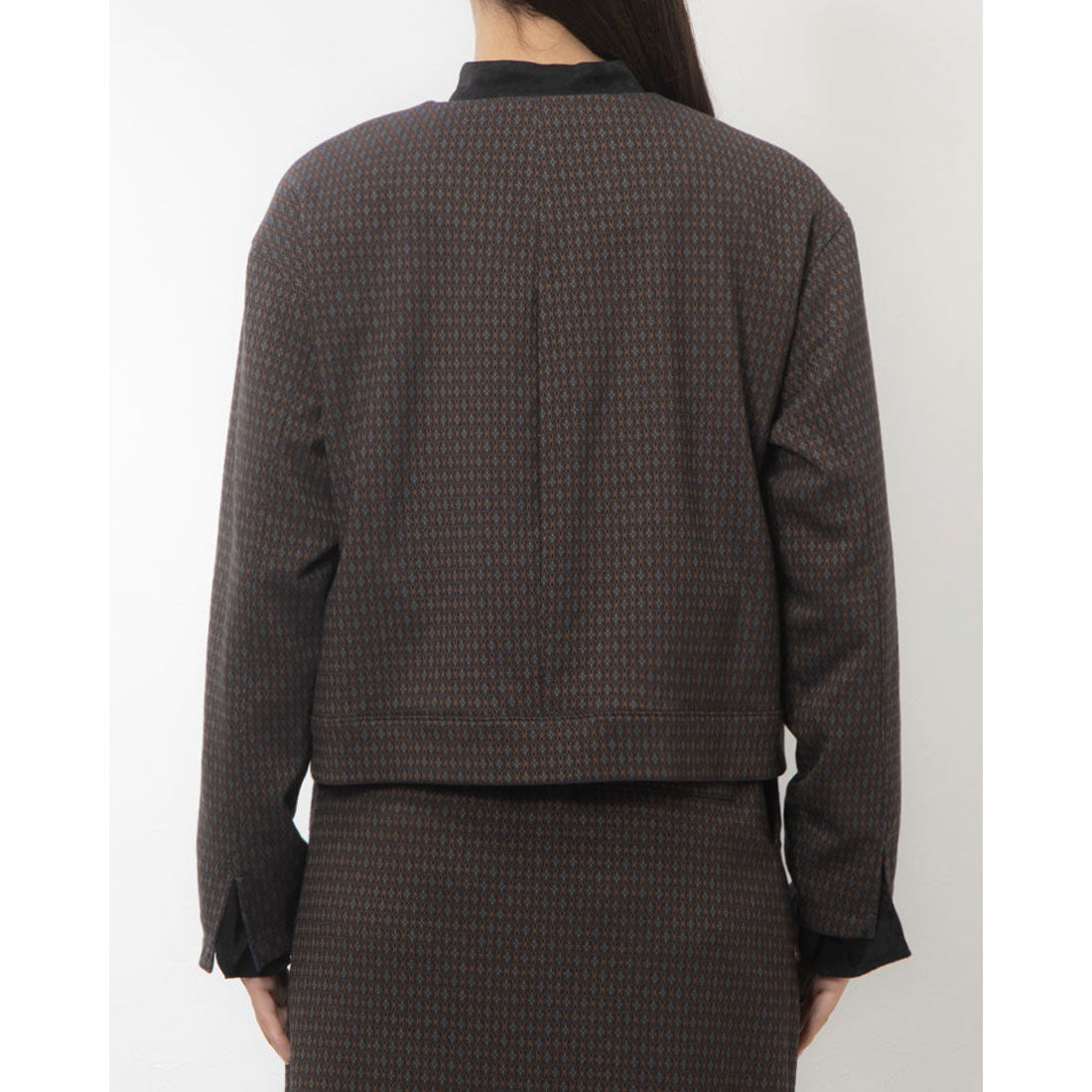 センソユニコ Sensounico and hue vintage jacquard ジャケット
