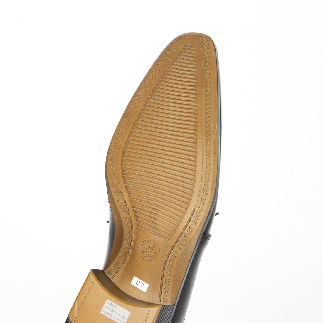Salvatore Rossi Milano Italian sole leather eyelet plain toe shoes