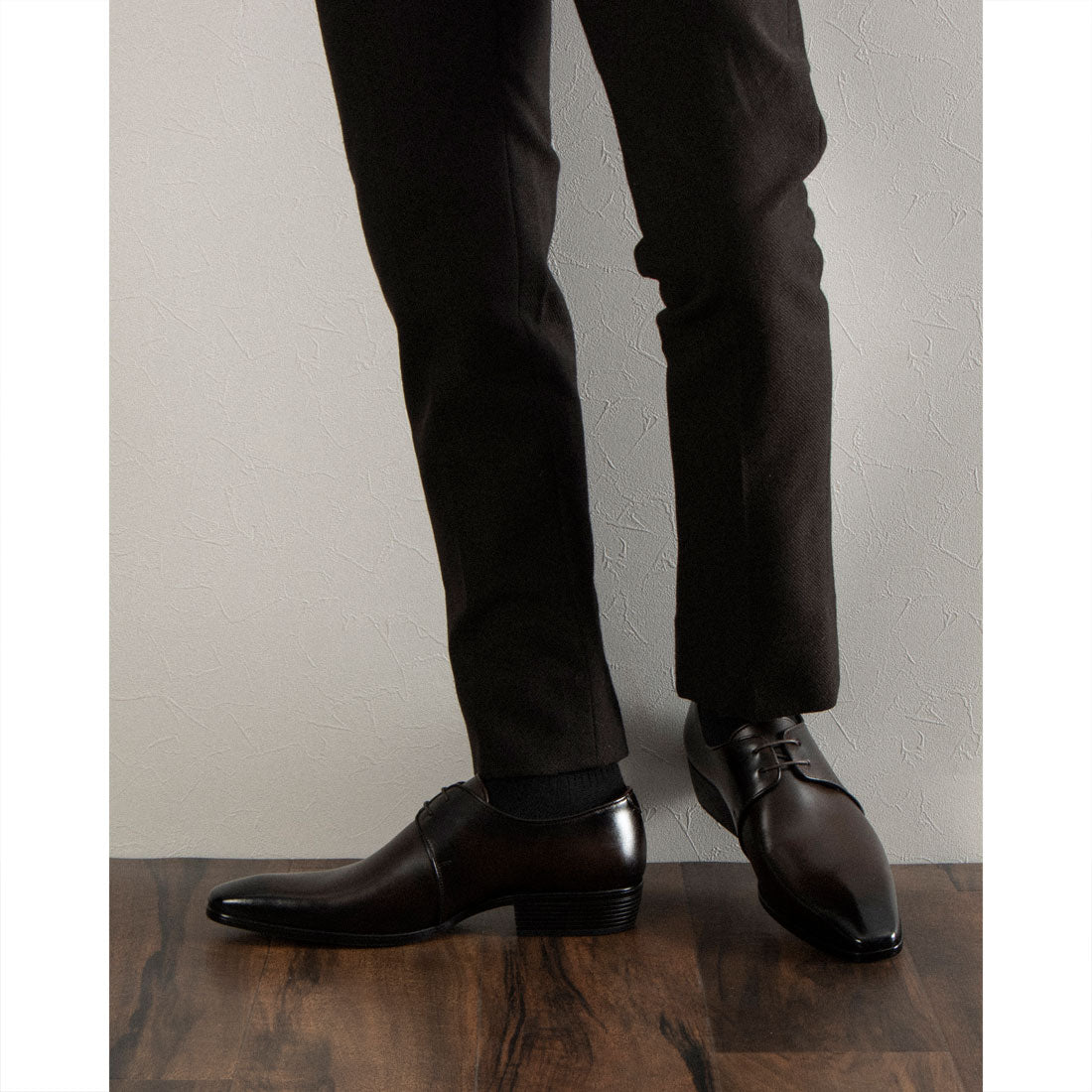 Salvatore Rossi Milano Italian sole leather eyelet plain toe shoes