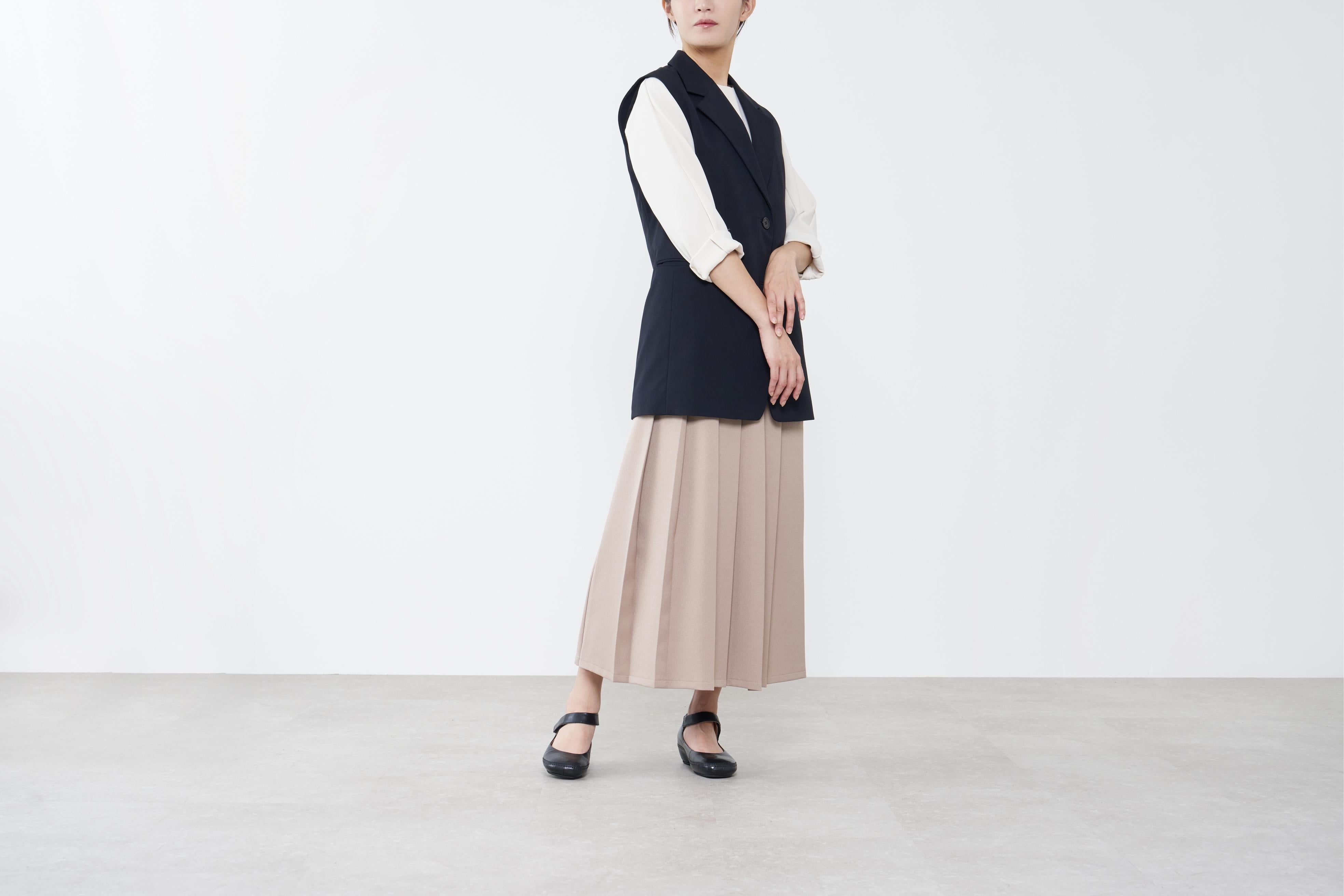 サヤ SAYA 4cmプラット製法アンクルベルトシューズ （ダークブラウン） ダークブラウン