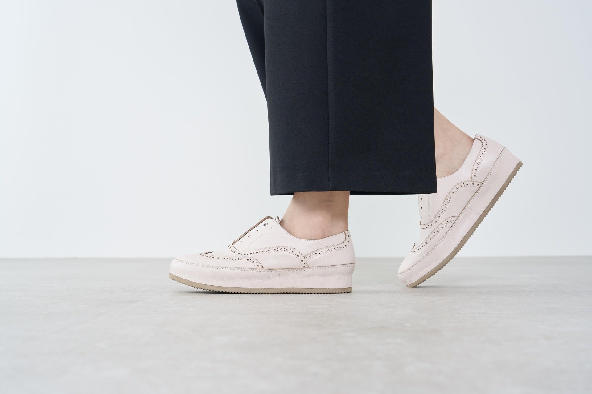 サヤ SAYA 3cmボロネーゼ製法マニッシュシューズ （ライトベージュ） ライトベージュ